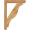 Ekena Millwork Funston Craftsman Rough Sawn Bracket w/ Offset Brace, Western Red Cedar, 6"W x 32"D x 44"H BKT0604X32X44FST04RWR - alternate 3